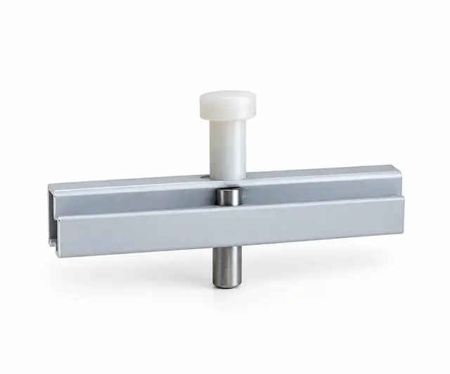 Plunger pins for a custom window screen