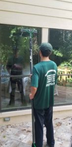 Washing windows in Katy