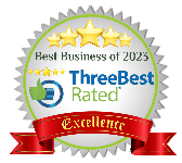 best rated business of 2023 badge