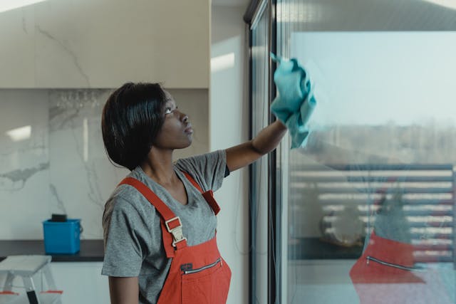 What Do Professional Window Cleaners Use on Hard Water Stains?