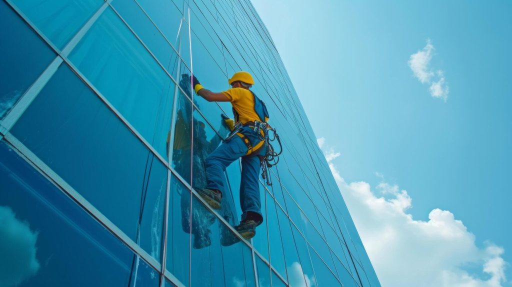 How Do People Clean High-Rise Buildings?
